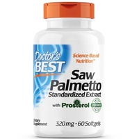 Doctor's Best BestSaw Palmetto Standardized Extract 320 mg Softgels