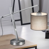 RL Schreib Tisch Lampe Schlaf Gäste Zimmer Beistell Textil