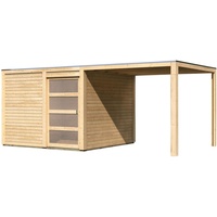Karibu Qubic 2 5,06 x 2,48 m natur inkl.