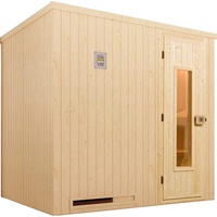 Weka Element-Sauna Halmstad 2 mit Holztür