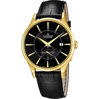 Candino Herren Armbanduhr C4559/4 Leder schwarz - Schwarz/Schwarz