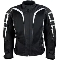 ROLEFF RACEWEAR RO607 kurze Mesh Sommer Motorradjacke, schwarz; Größe