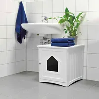 Trixie Katzenhaus für Katzentoilette, 49 51 × 51 cm,