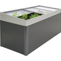 Biohort Frühbeetaufsatz für Hochbeet 2x1 quarzgrau-metallic