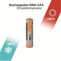 Camelion Rechargeable Micro AAA NiMH 900mAh, 4er-Pack (NH-AAA900BP4)