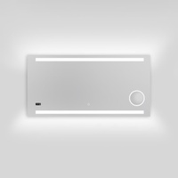 DSK LED Lichtspiegel Silver Rey 120 x 60 cm