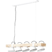 Brilliant Pendelleuchte Plow weiß 82175/05