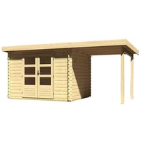 Karibu Bastrup 3 4,37 x 2,01 m natur inkl.