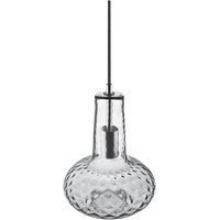 LEDVANCE Retro-Hängeleuchte Carved Pear aus Rauchglas