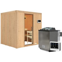Karibu Sauna Sodin mit Fronteinstieg 68 mm - 9