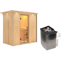 Karibu Sauna Variado mit Fronteinstieg 68 mm - 9
