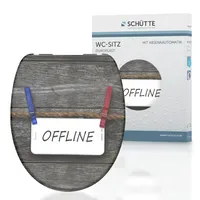 Schütte WC-Sitz Offline grau