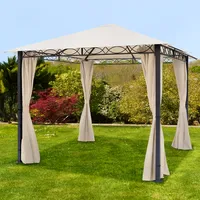 TOOLPORT Rendezvous 3 x 3 m inkl. Seitenteile champagner