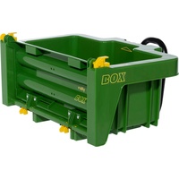 Rolly Toys rollyBox John Deere Traktoranhänger (Kippfunktion, Farbe grün,
