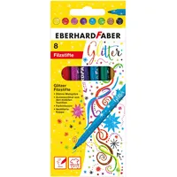Eberhard Faber Glitzer Filzstifte Set 8 St. Mehrfarbig