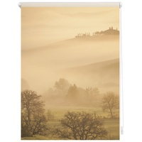 Lichtblick Seitenzugrollo Klemmfix Motiv Toskana 90 x 150 cm