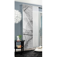 HOME WOHNIDEEN Blatari Schiebegardine 60 x 245 cm grau