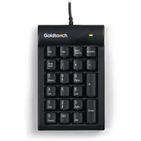 Bakker Elkhuizen Goldtouch USB Numerisch (DE, Kabelgebunden), Tastatur, Schwarz