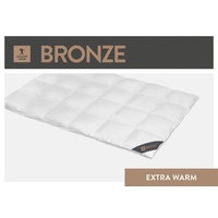 SPESSARTTRAUM Daunendecke Bronze extra warm, Daunen, 10% Federn, Bezug: