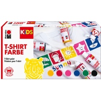 Marabu Kids T-Shirt Farbe 6 St. 80 ml Mehrfarbig