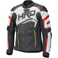 Held Safer II Motorrad Lederjacke - schwarz/weiß/rot 52