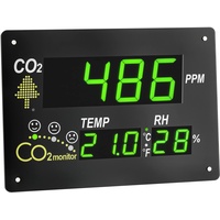 TFA Dostmann AirCO2ntrol Observer Temperaturstation Digital schwarz