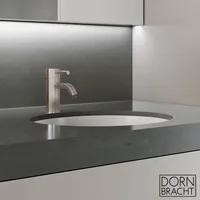 Dornbracht Meta Waschtisch-Einhandbatterie mit Ablaufgarnitur, Ausladung 125mm, platin