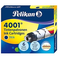 Pelikan 4001 Königsblau, Bunt bedruckt, 6 Stück