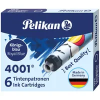 Pelikan Tintenpatronen 4001® 6er Set mit bunt bedruckten Standard-Tintenpatronen