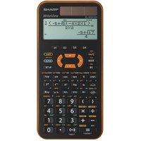 Sharp EL-W531XGYR Wissenschaftlicher Taschenrechner schwarz/orange
