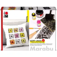 Marabu Soft Linol Print & Colouring Set 7 St.