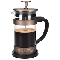 Navaris FrenchPress Glass Retro 350ml Braun