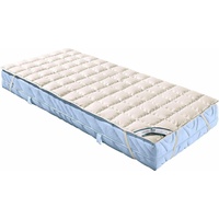 Fan Wash Cotton Matratzenauflage 140 x 200 cm natur