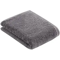 VOSSEN Vegan Life Duschtuch 67 x 140 cm dunkelgrau