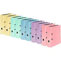 Falken Ordner PastellColor A4 80 mm farbig sortiert 10