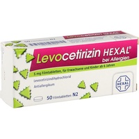 Hexal Levocetirizin HEXAL bei Allergien 5 mg Filmtabletten