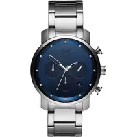 MVMT Chrono Midnight Silver Edelstahl 40 mm MC02-SBLU