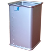 ZARGES Abfallsammler, eloxiert 45 Liter