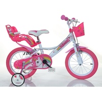 DINO BIKES Unicorn 16 Zoll RH 28 cm weiß/rosa