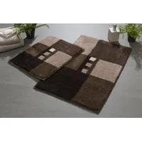 GRUND Badematte Merkur Braun 20 x 20 cm