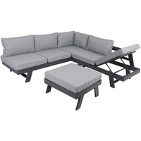 Garden Pleasure Donna Lounge-Set 3-tlg. grau