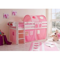 TICAA Hochbett Malte 90 x 200 cm inkl. Textil-Set