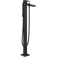 Hansgrohe Metropol Einhebel-Wannenmischer bodenstehend mit Hebelgriff mattschwarz 32532670
