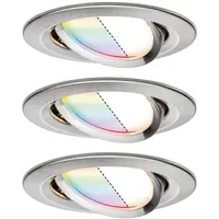 Paulmann LED Einbauleuchte 3er Set Nova Plus Coin 3x5,2W