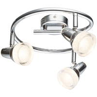 GLOBO Alaska Led Strahler Metall verchromt, 3x Led