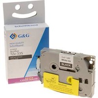 G&G Schriftband »ersetzt Brother TZe-335« 12 mm x 8