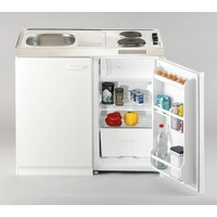 Respekta Miniküche mit DUO Kochmulde und Kühlschrank