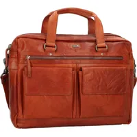 Spikes & Sparrow Aktentasche Leder 41 cm Laptopfach braun