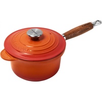 Le Creuset Tradition Profitopf 18 cm ofenrot mit Holzgriff