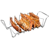 Rosenstein & Söhne Grillguthalter 13 cm Edelstahl silber